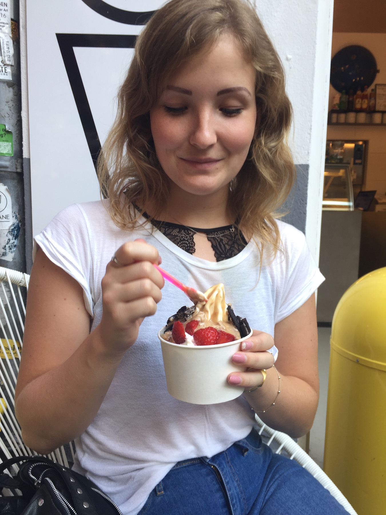 Frozen yogurt in Berlin
