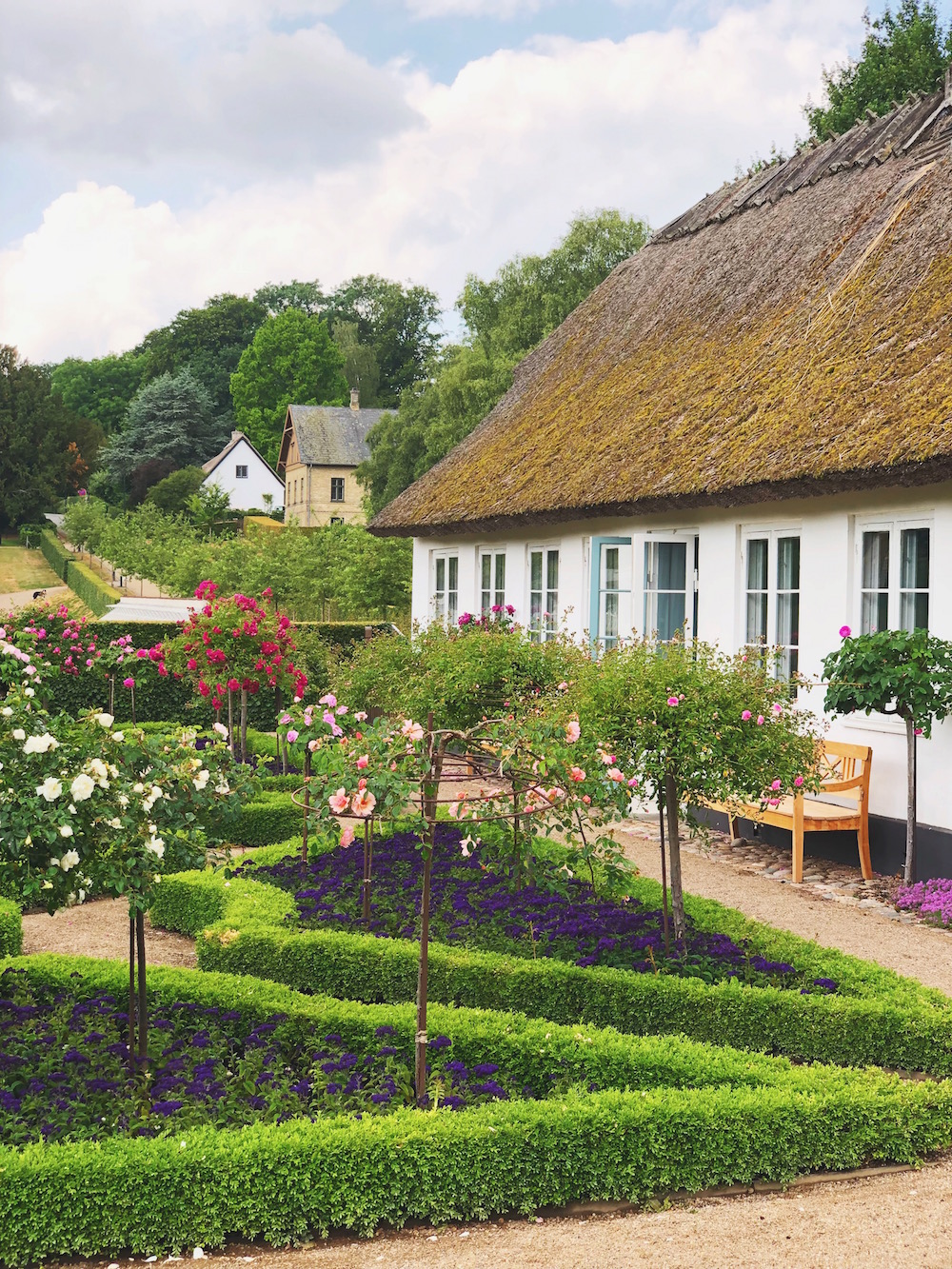 Grisling karakter Arab Dronning Louises Tehus: Afternoon tea in a beautiful rose garden in  Copenhagen - SILVER STORIES