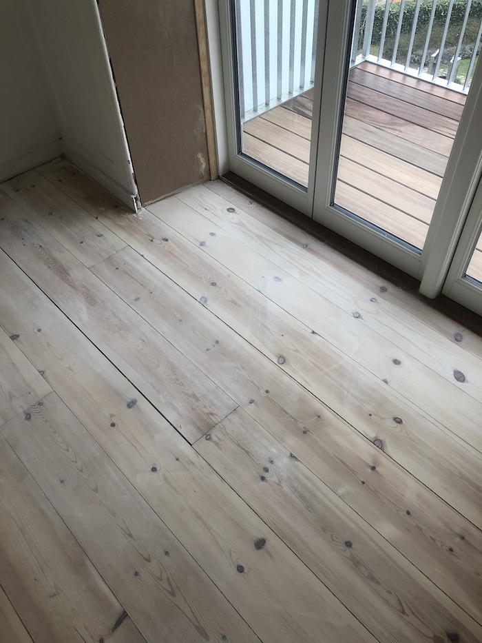 New grind wood floor