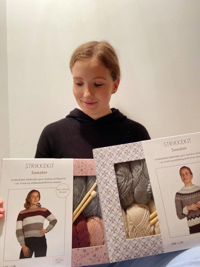 My knit kit in Denmark