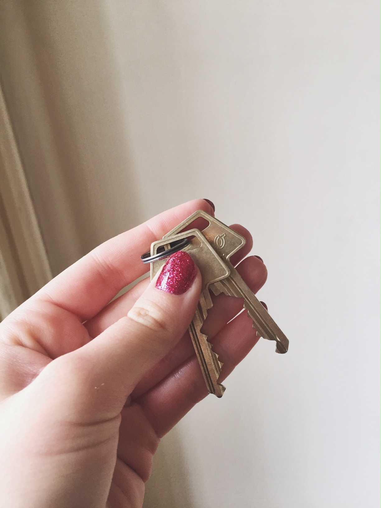 Keys for my new apartment